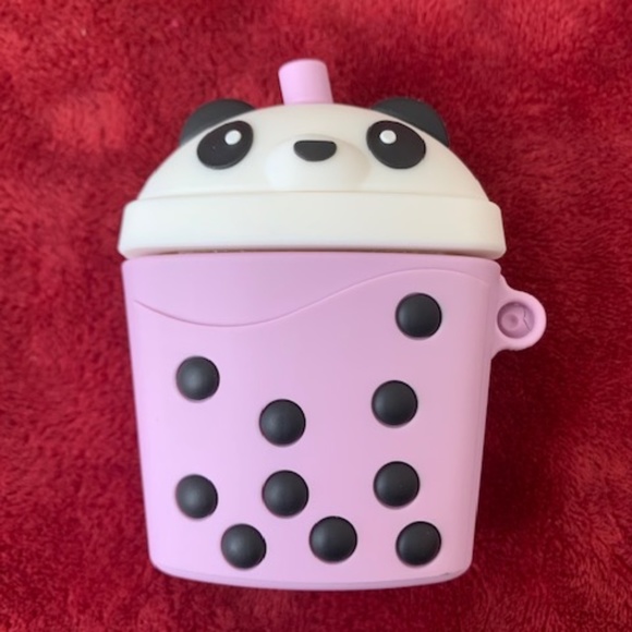 Boba Panda Bear Apple AirPods Case - Picture 2 of 2